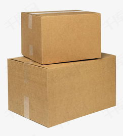 兩個紙箱子高清PNG素材免費下載 實用設(shè)計資源推薦